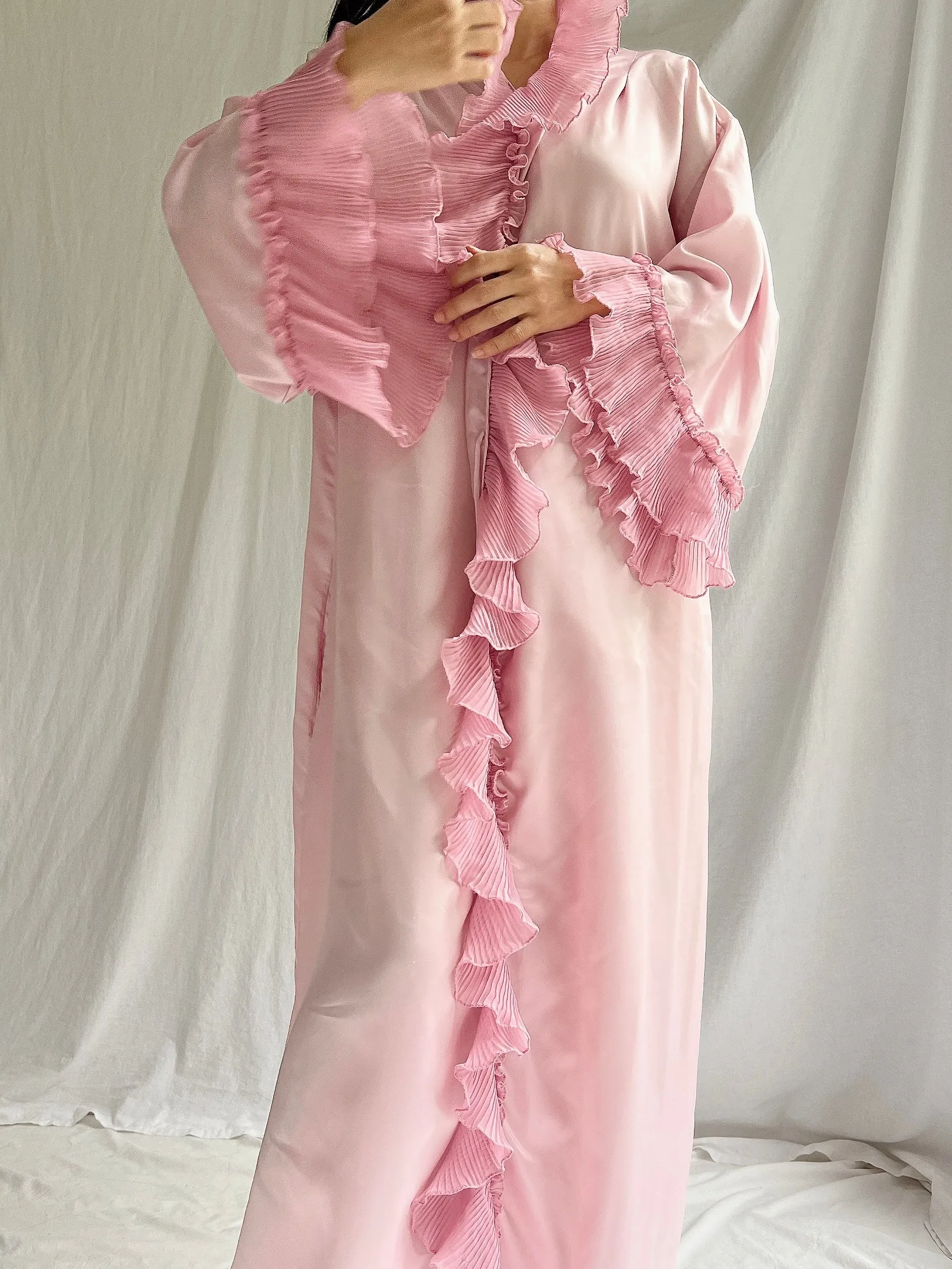 Vintage Lilac Mary McFadden Dressing Gown