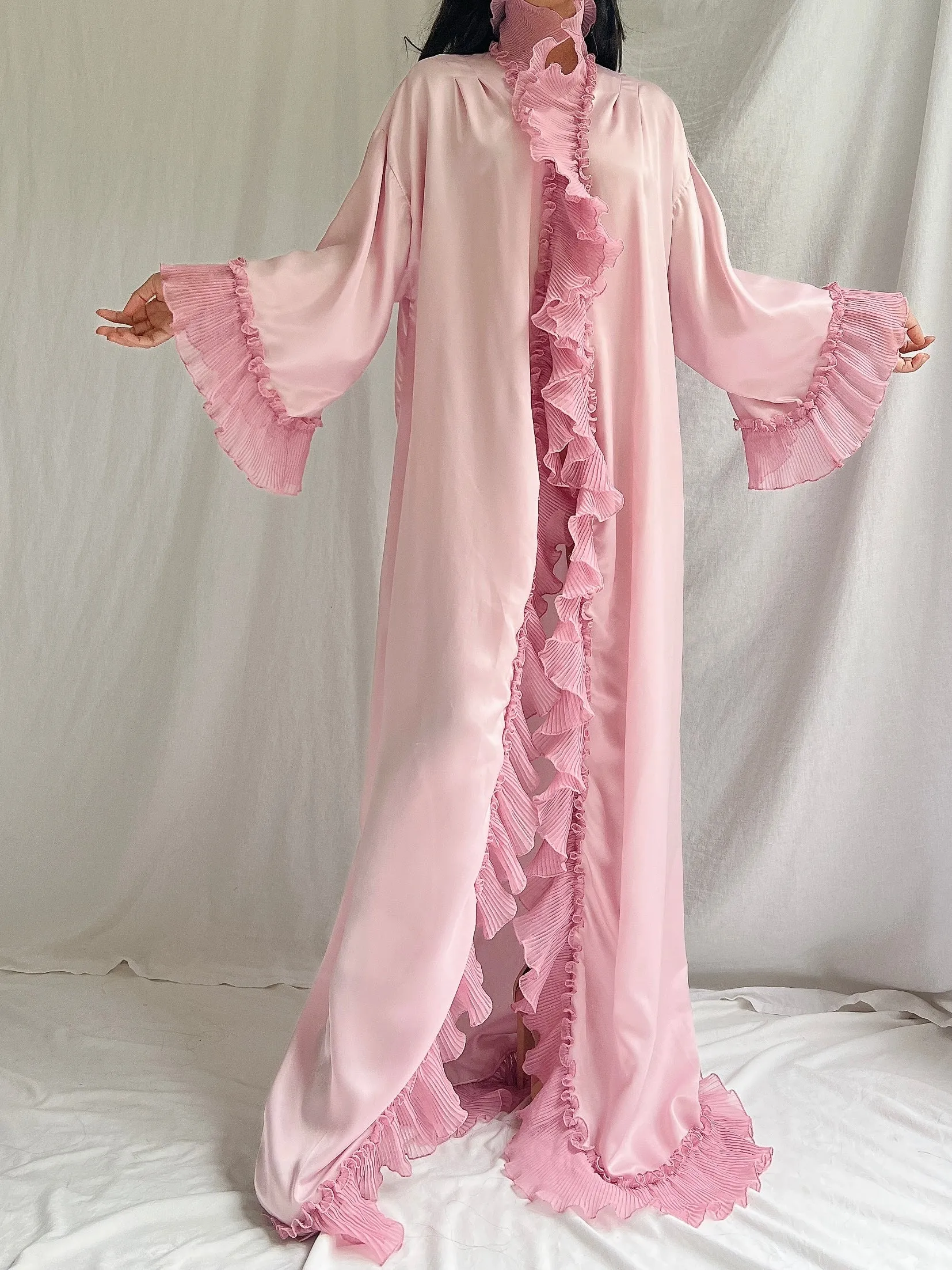 Vintage Lilac Mary McFadden Dressing Gown