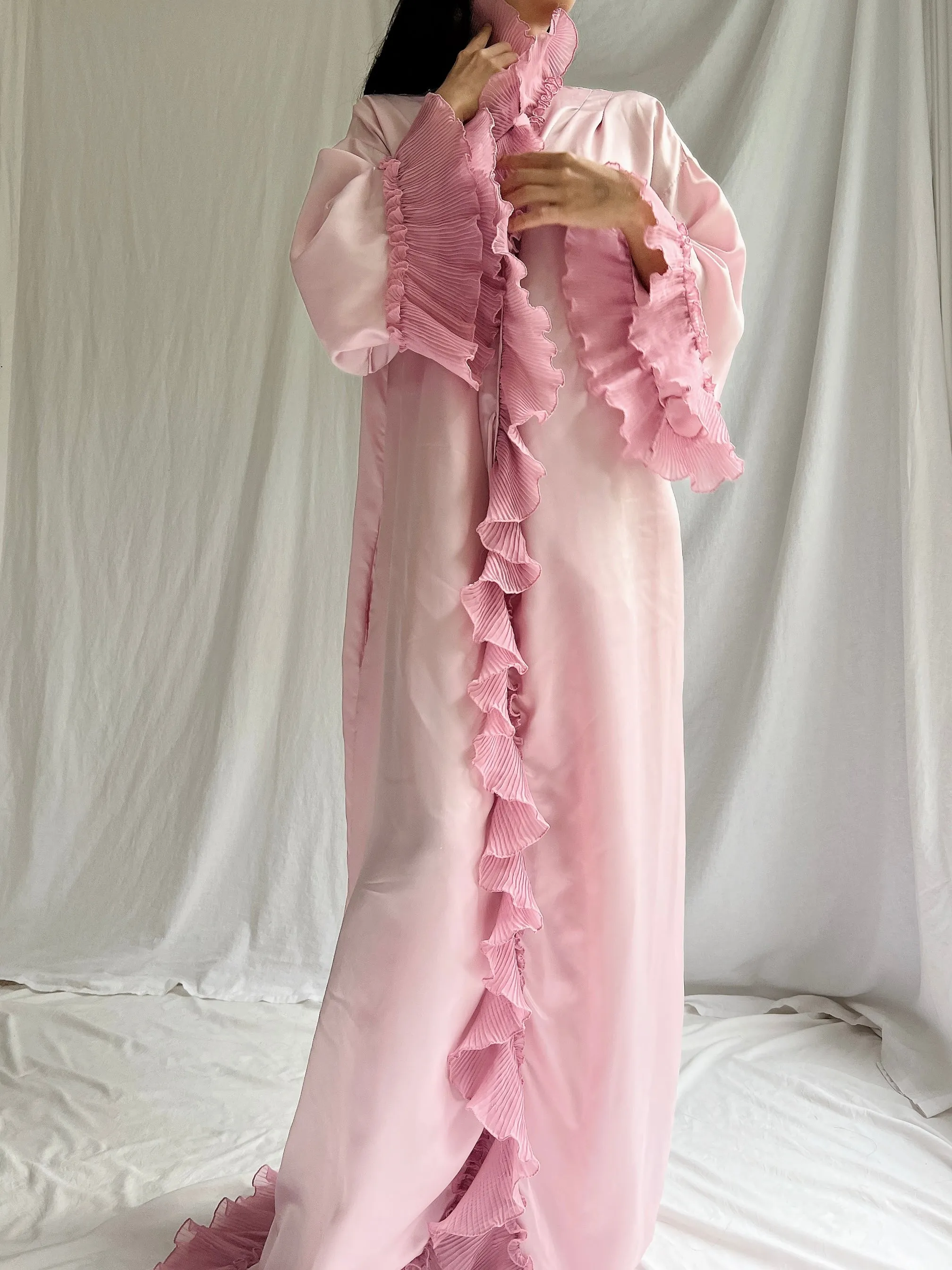 Vintage Lilac Mary McFadden Dressing Gown