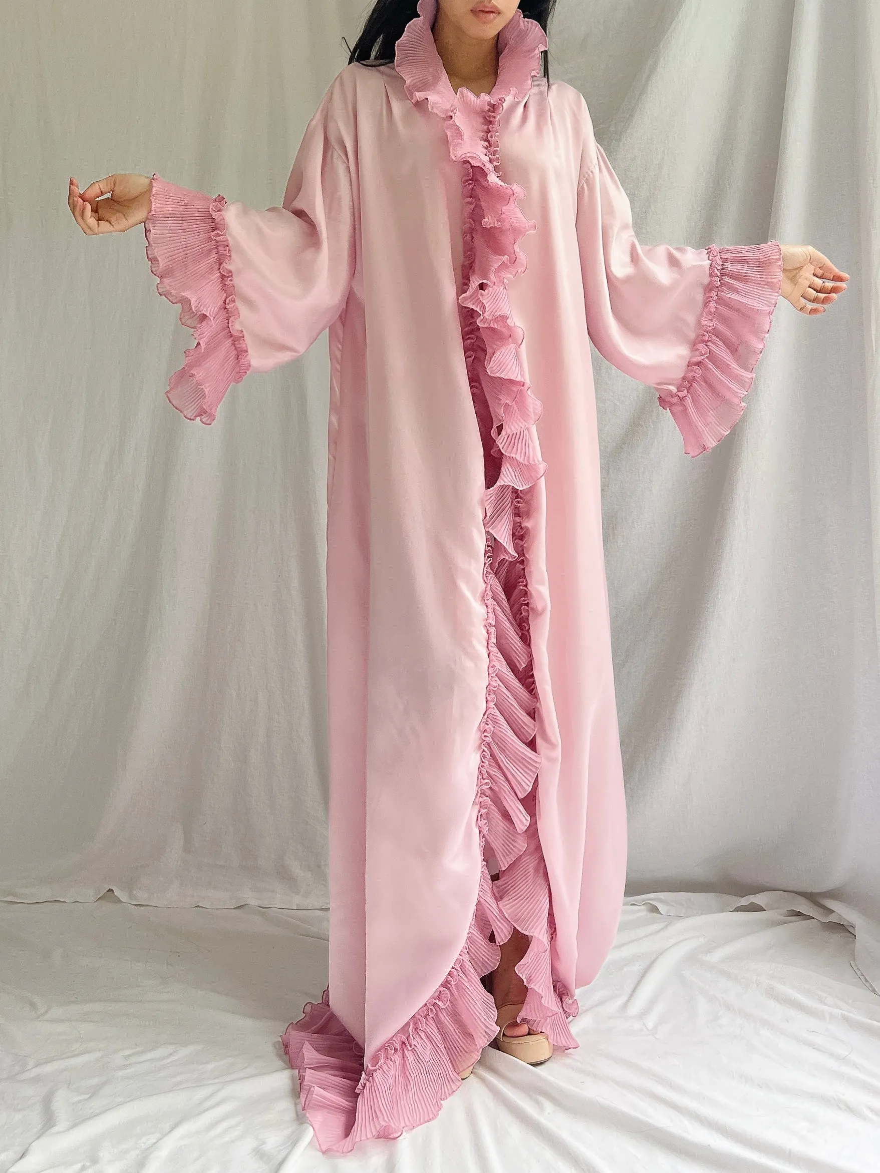 Vintage Lilac Mary McFadden Dressing Gown