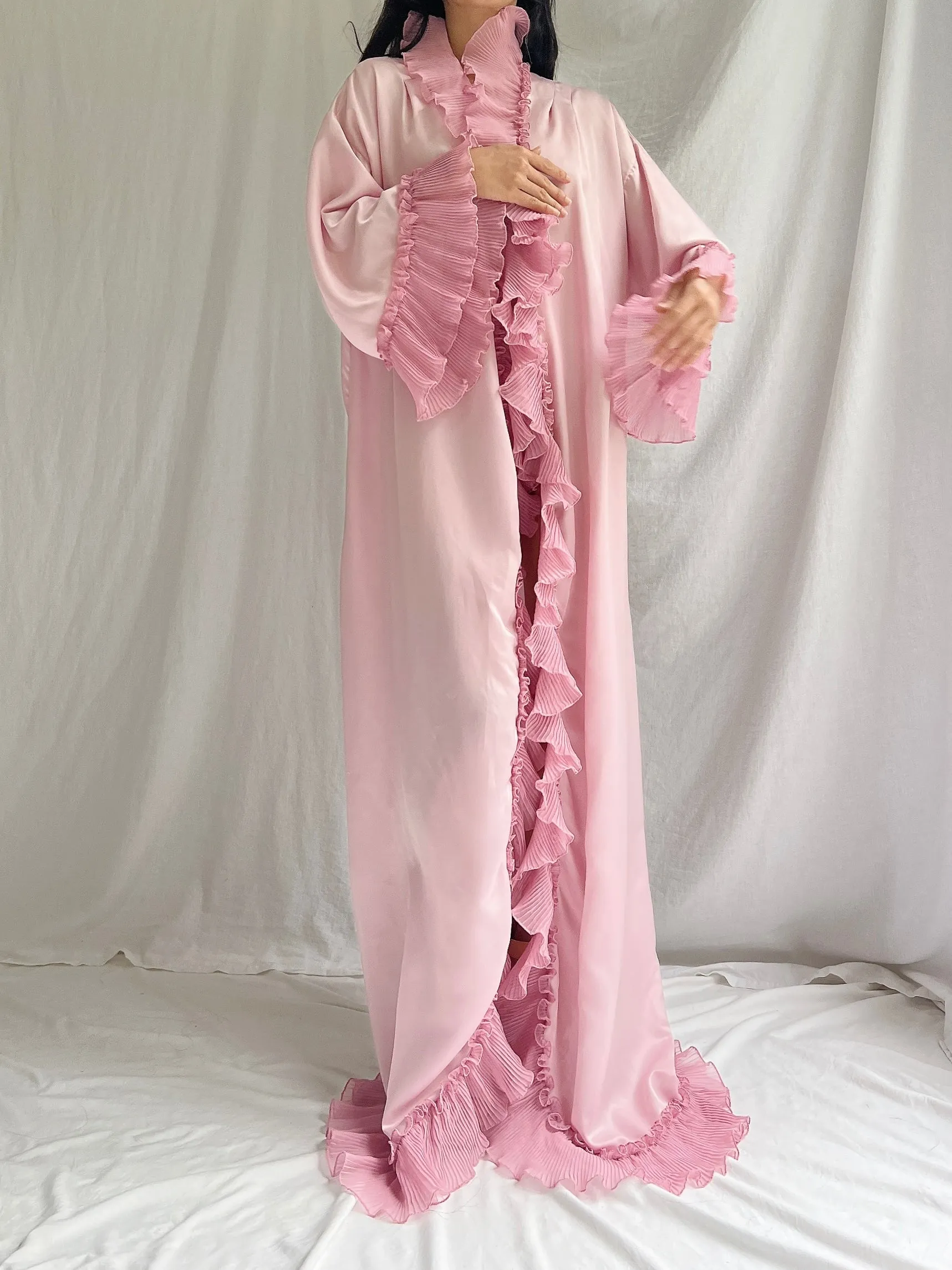 Vintage Lilac Mary McFadden Dressing Gown