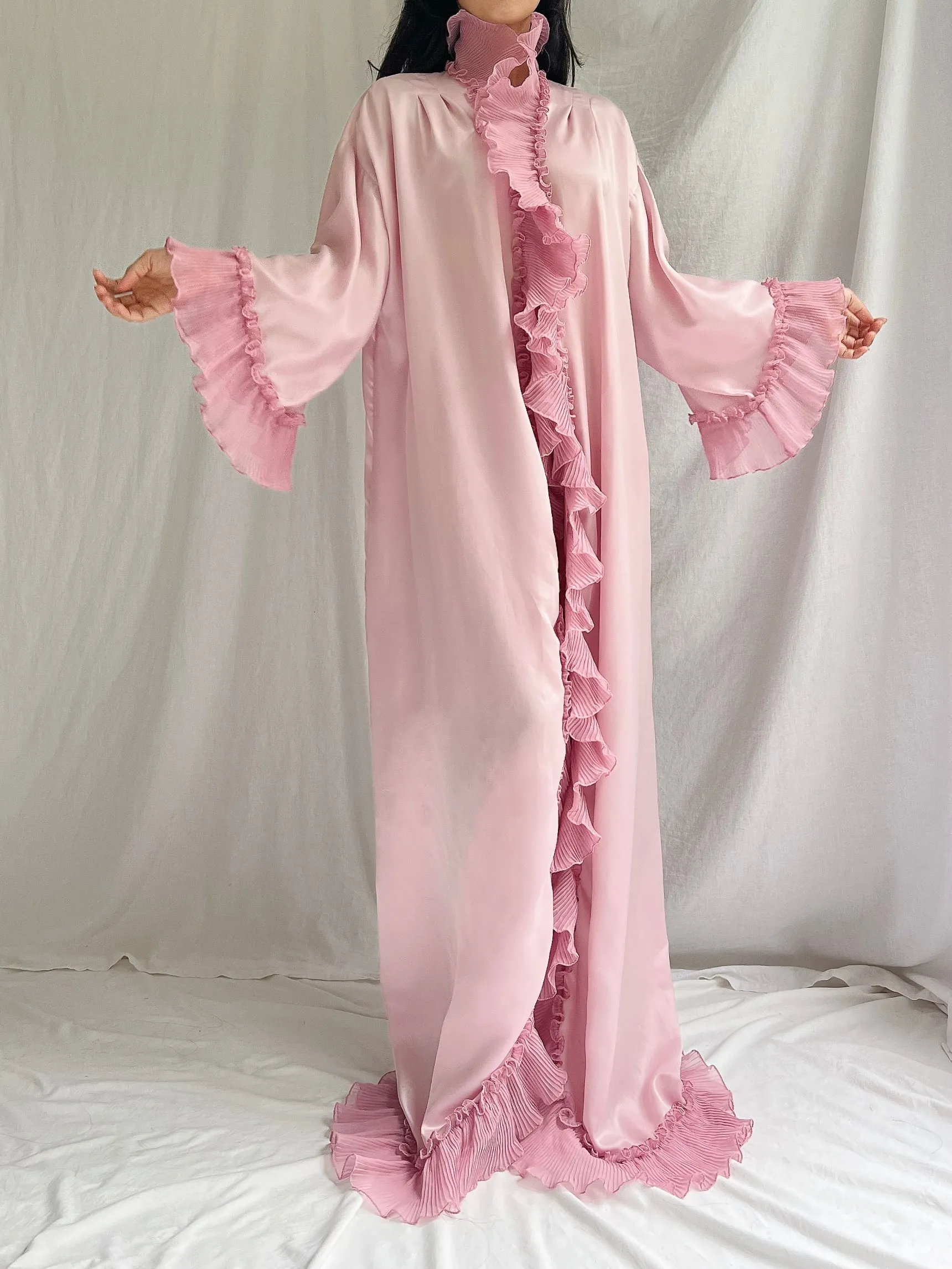 Vintage Lilac Mary McFadden Dressing Gown