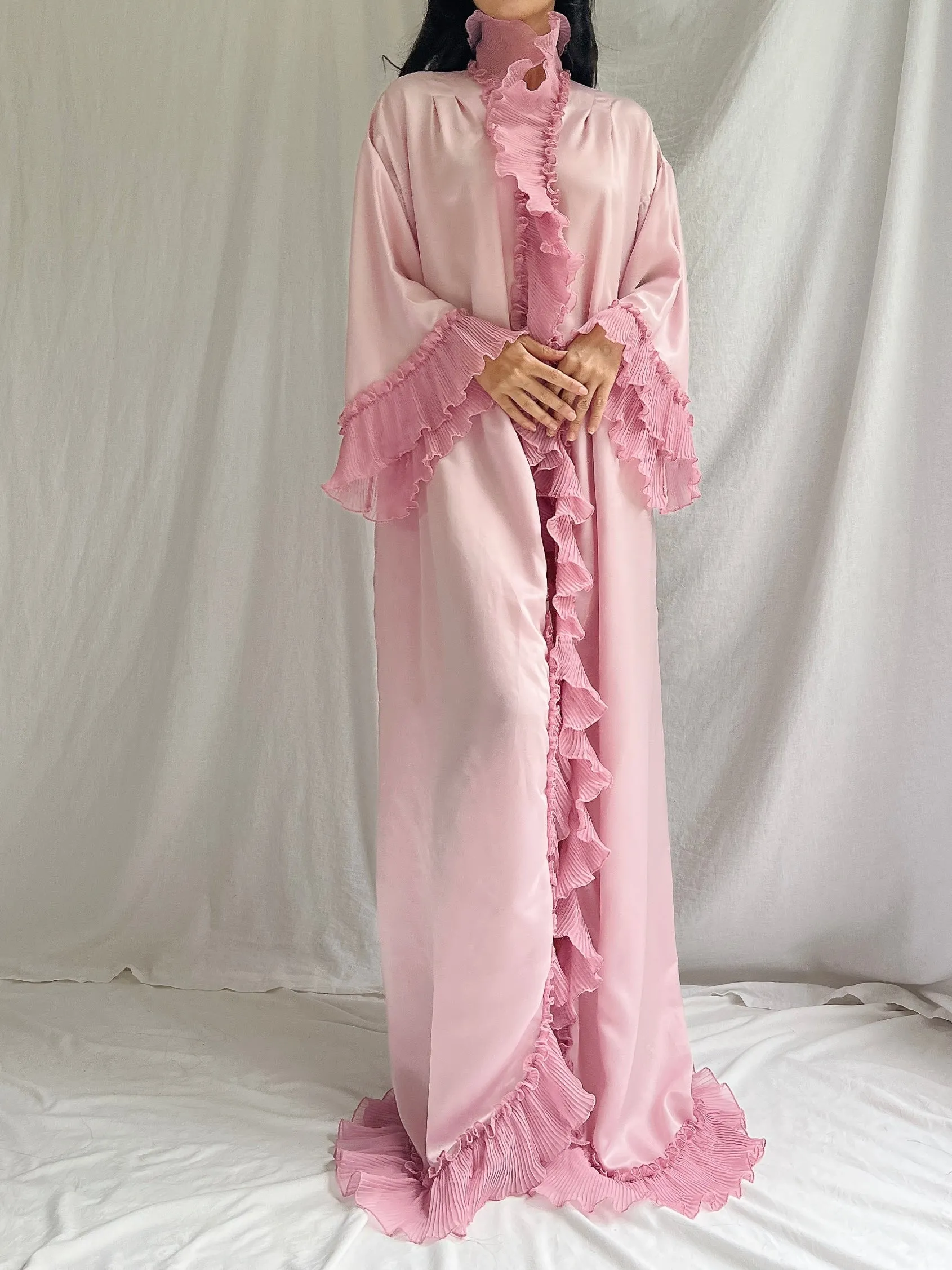 Vintage Lilac Mary McFadden Dressing Gown