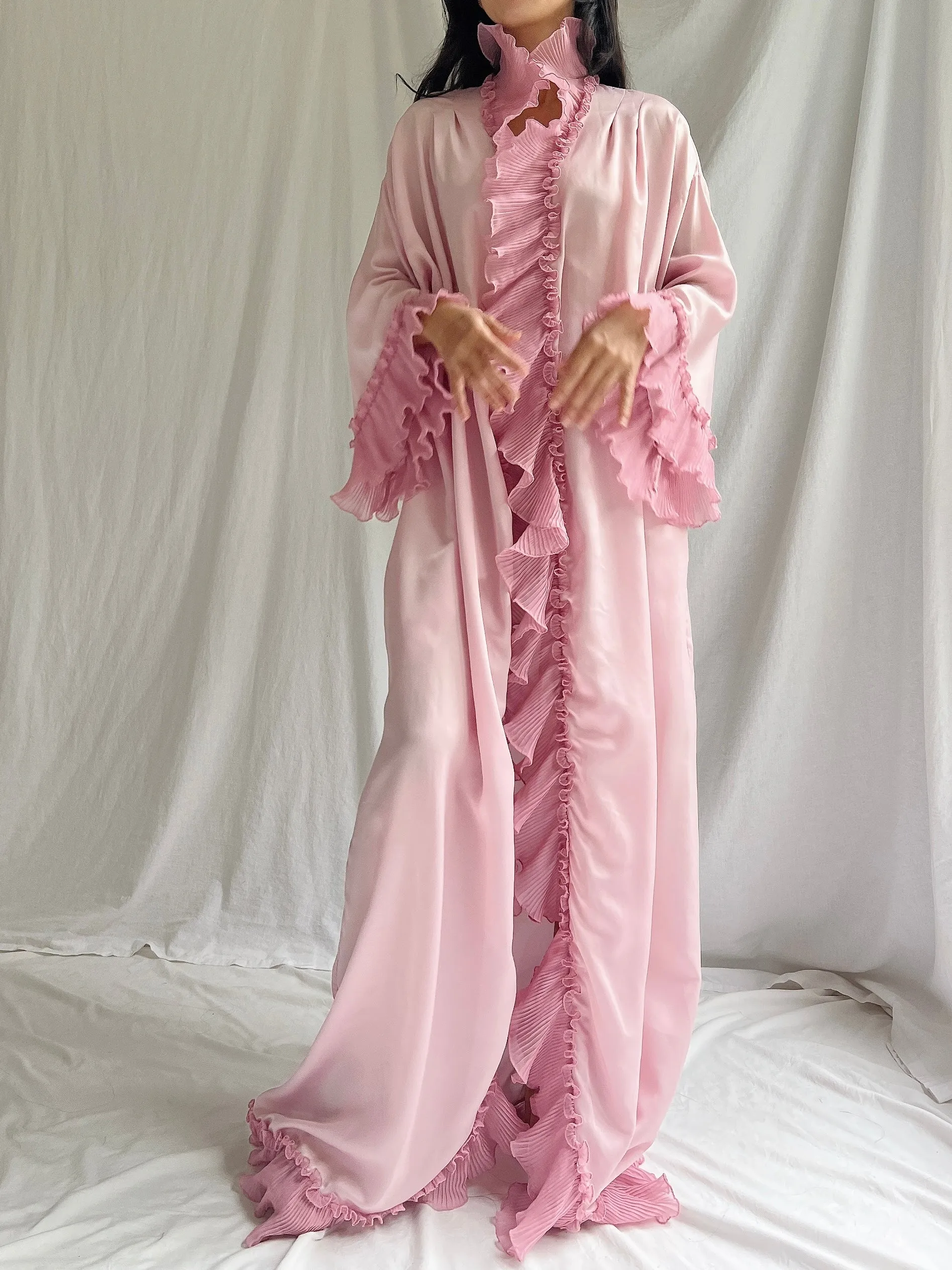 Vintage Lilac Mary McFadden Dressing Gown