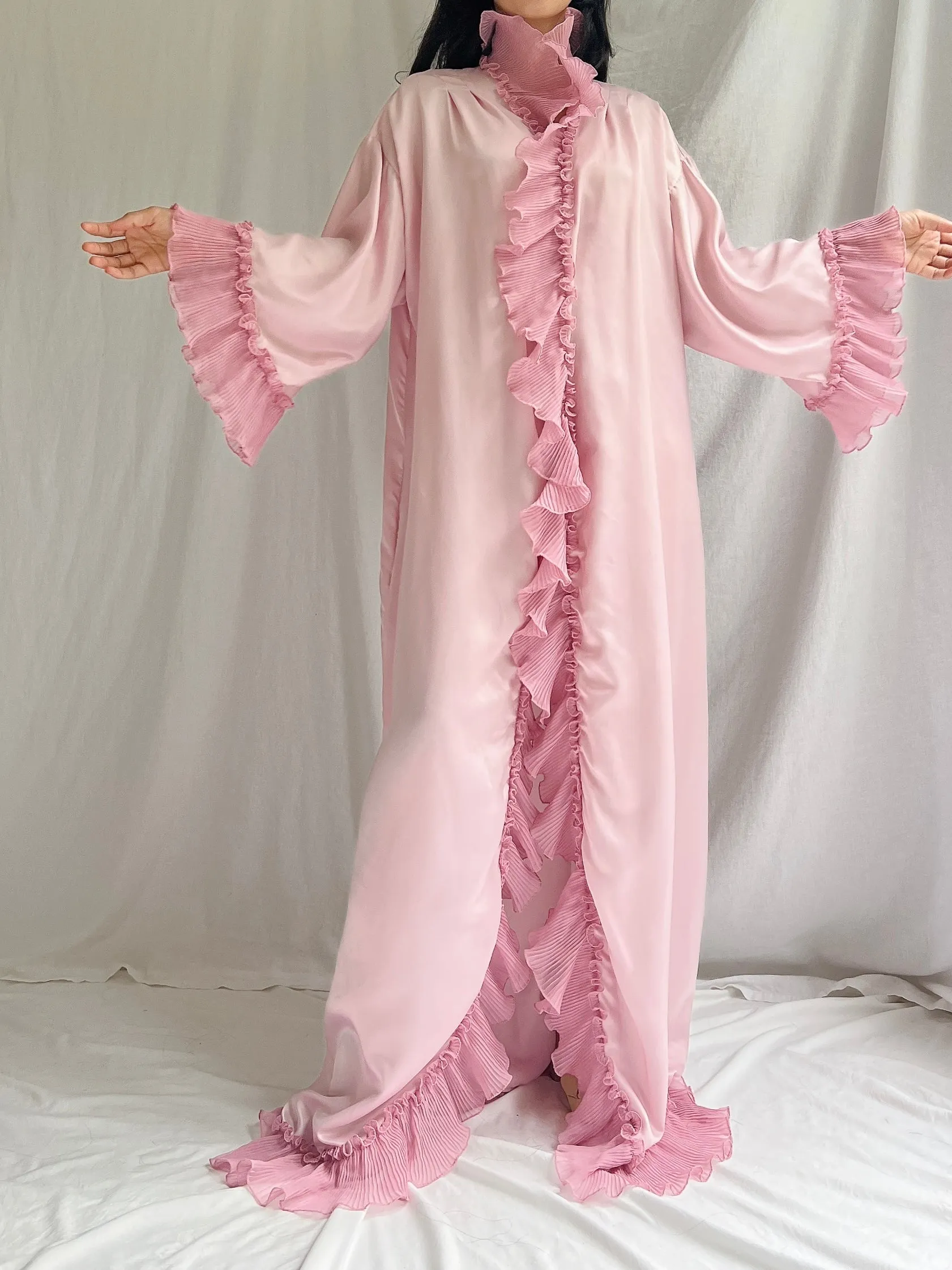 Vintage Lilac Mary McFadden Dressing Gown