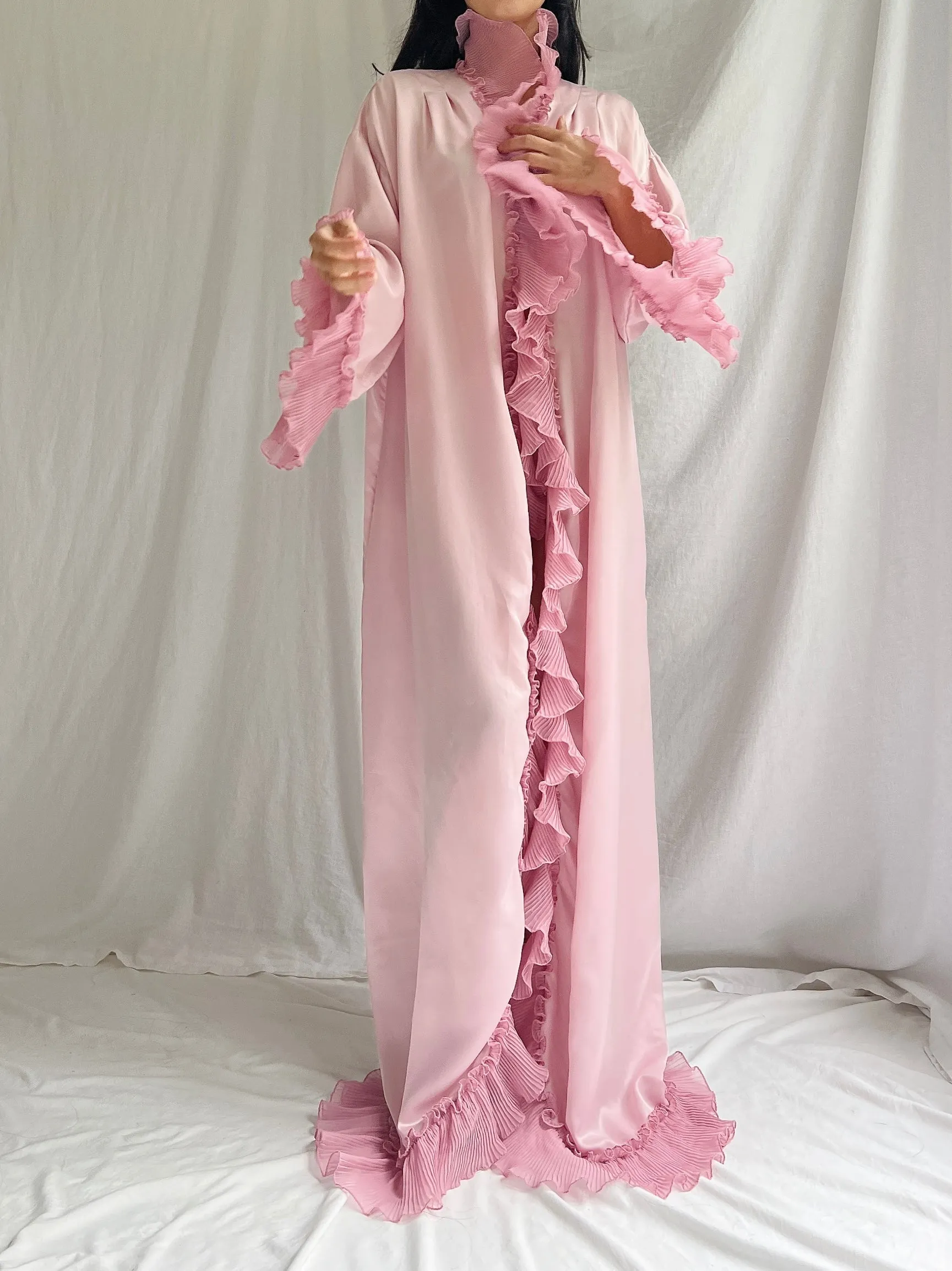 Vintage Lilac Mary McFadden Dressing Gown