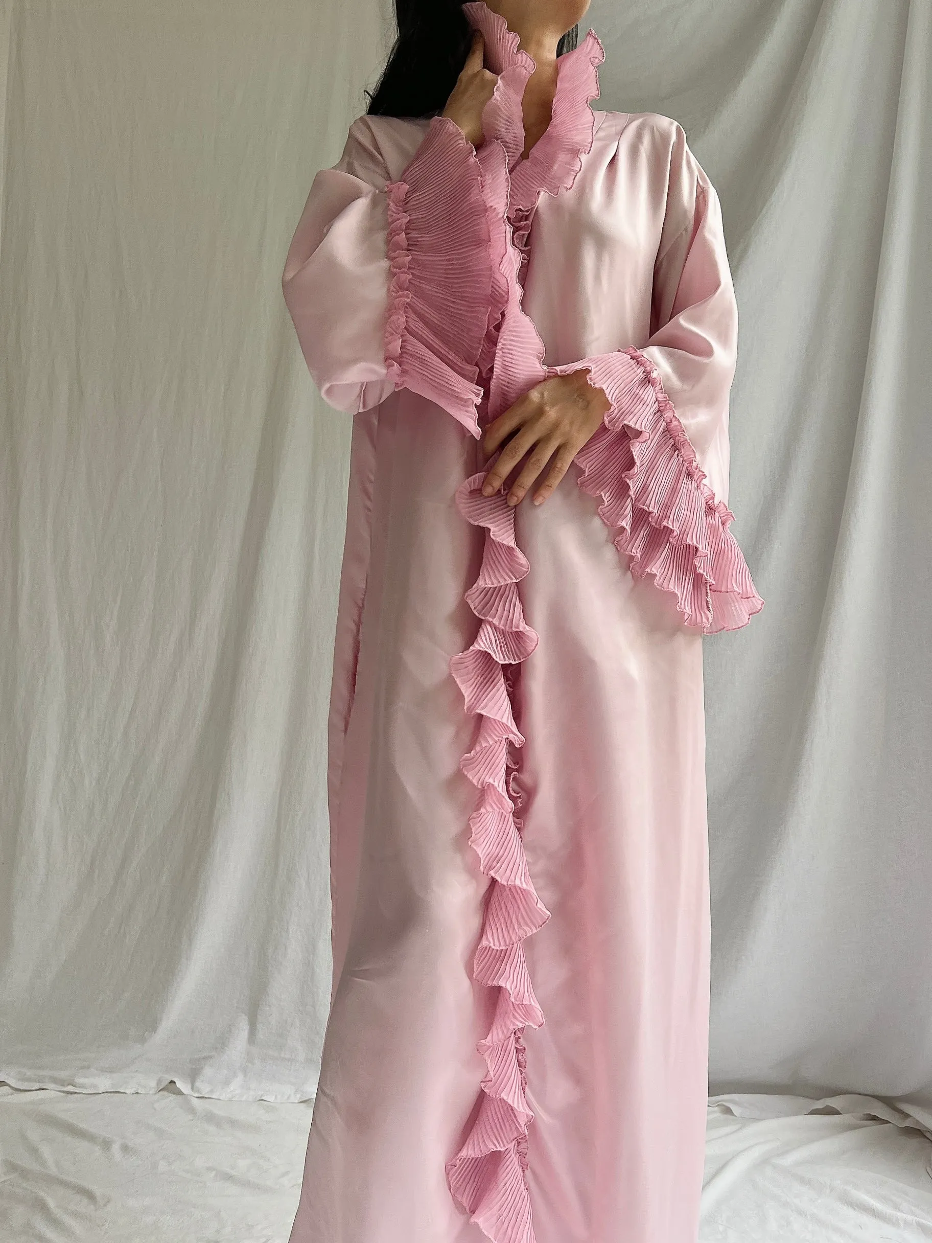 Vintage Lilac Mary McFadden Dressing Gown