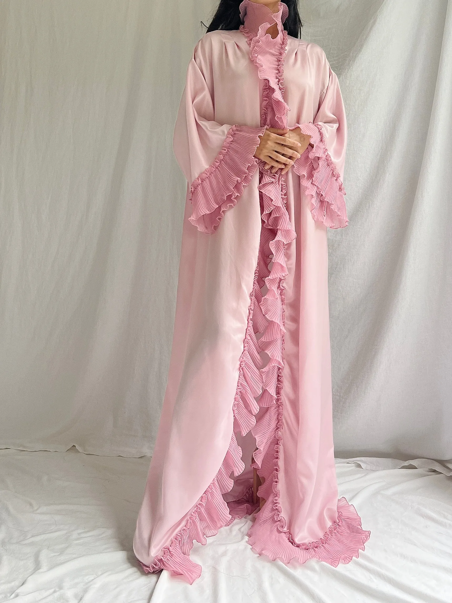 Vintage Lilac Mary McFadden Dressing Gown