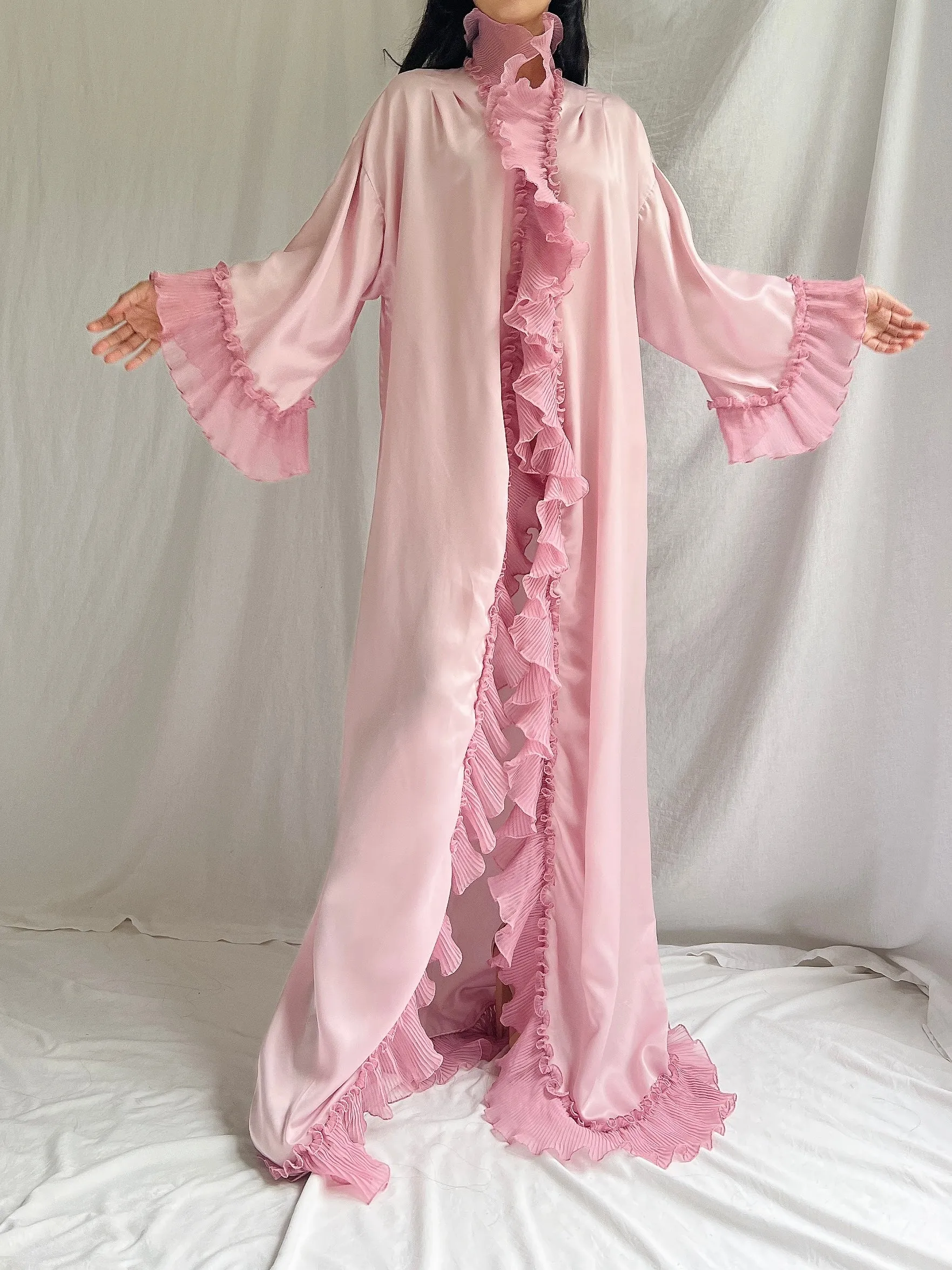 Vintage Lilac Mary McFadden Dressing Gown