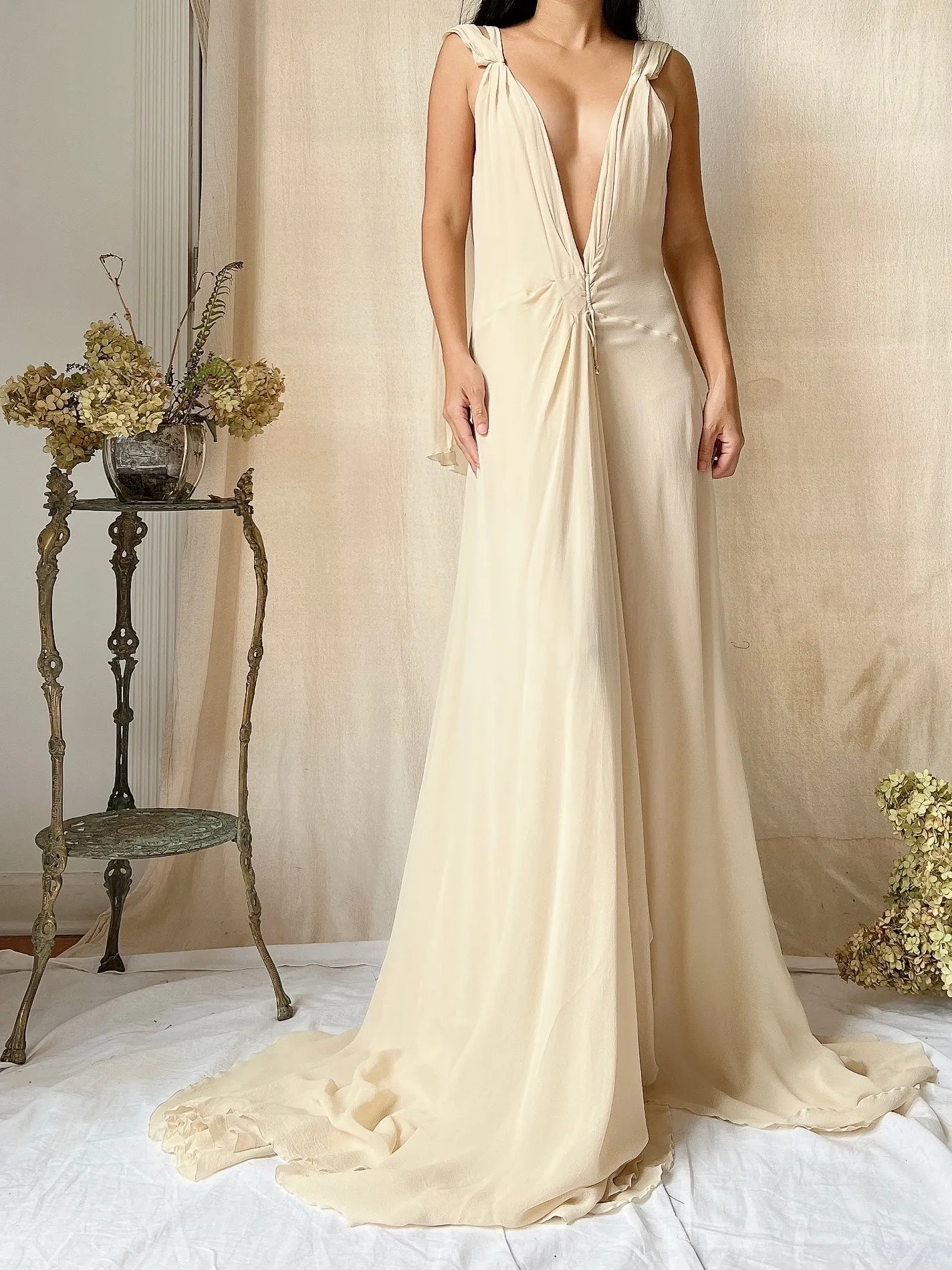 Vintage Roberto Cavalli Silk Gown - S-M