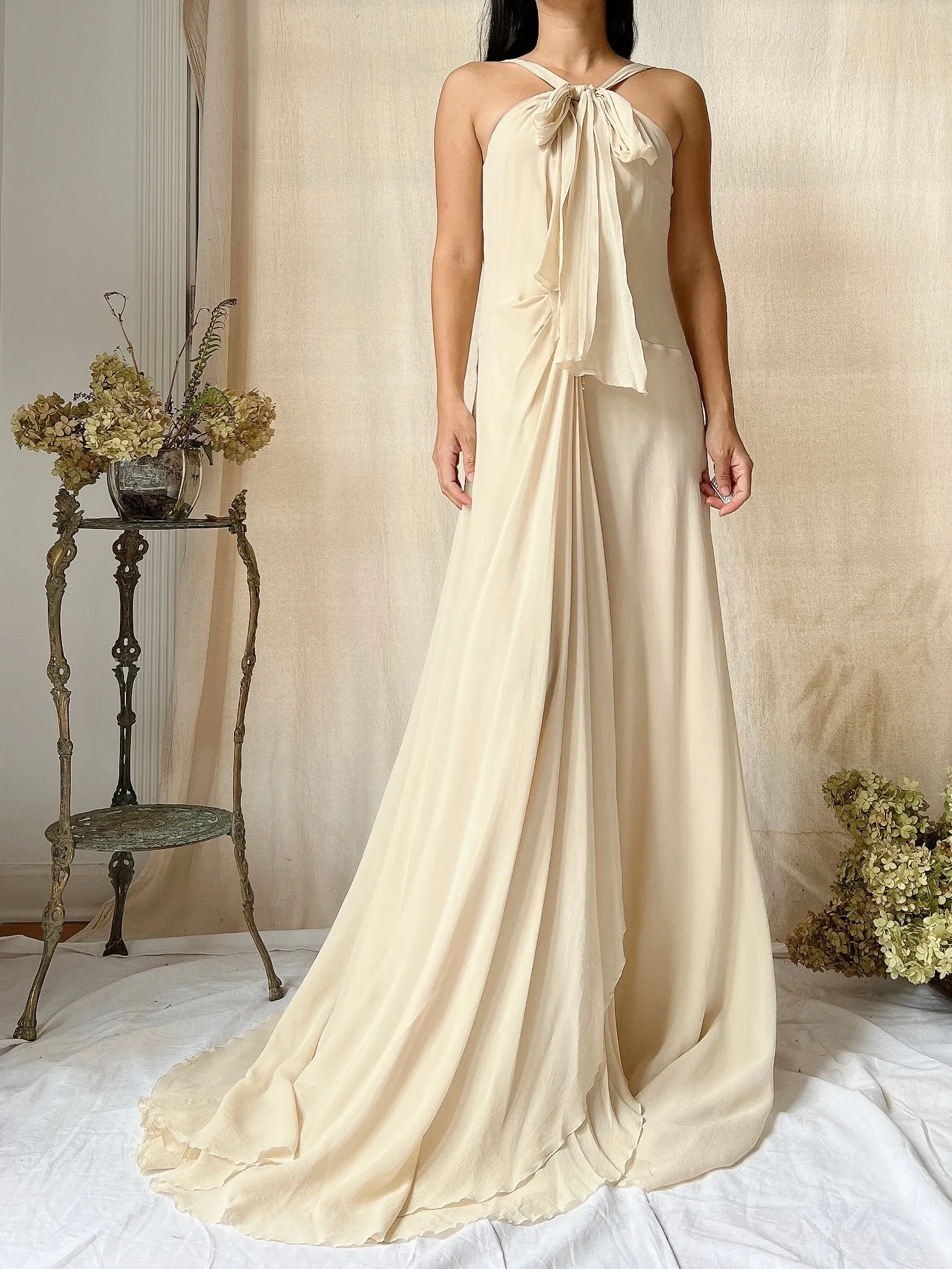 Vintage Roberto Cavalli Silk Gown - S-M