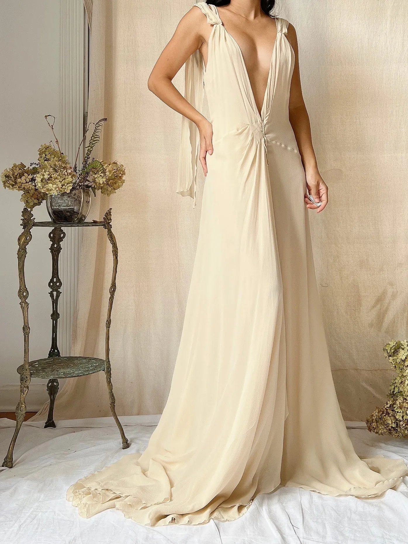 Vintage Roberto Cavalli Silk Gown - S-M